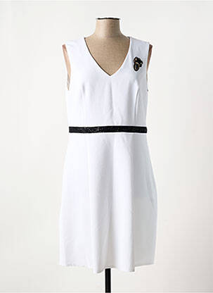 Rochie midi alb JULIE GUERLANDE femeie