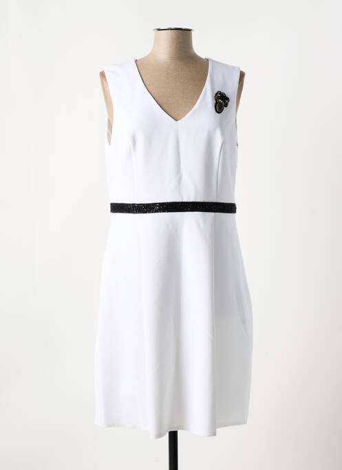 Rochie midi alb JULIE GUERLANDE femeie