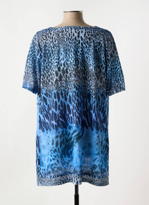 Tunică mâneci scurte albastru CAPUCCINO femeie