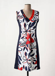 Rochie scurtă fără mâneci fără mâneci albastru DOLCEZZA femme