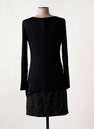 Rochie scurtă mâneci lungi mâneci lungi negru MASSANA femeie