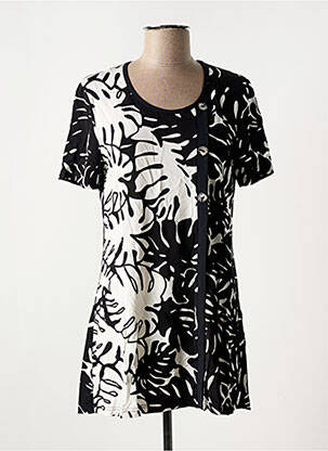 Tunică mâneci scurte negru SAINT CHARLES femeie