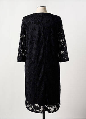 Rochie midi mâneci 3/4 mâneci 3/4 negru CISO femeie