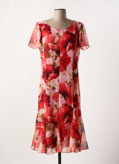 Rochie midi roșu GEVANA femeie