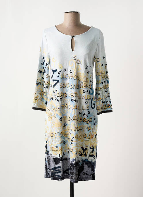 Rochie midi gri DOLCEZZA femeie