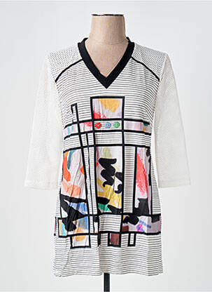 Tricou alb SAINT CHARLES femeie