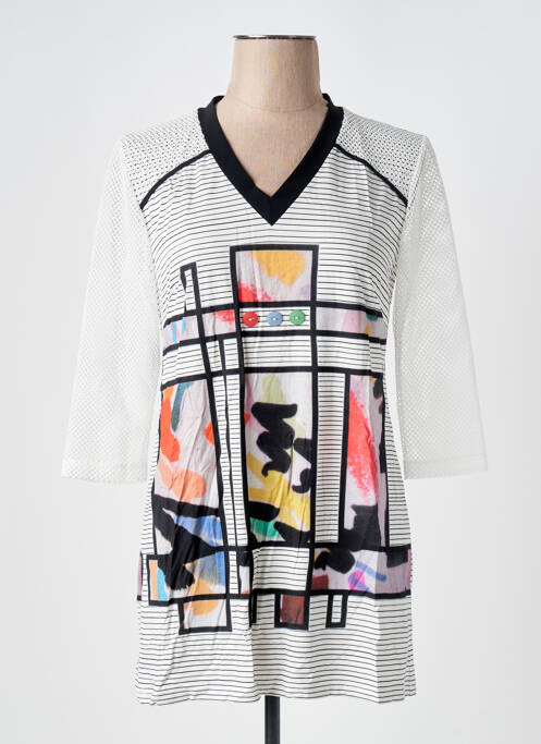 Tricou alb SAINT CHARLES femeie