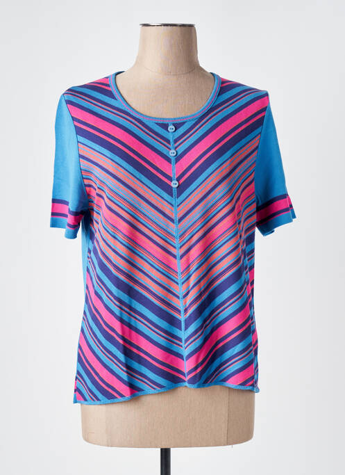 Tricou albastru SAINT CHARLES femeie