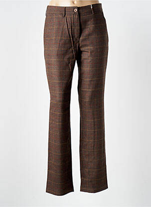 Pantalon drept maro BLOOMERS femeie