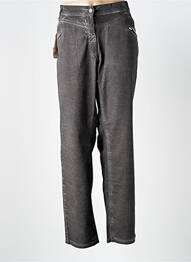 Pantalon drept elasticitate mărime normală gri CMK femme