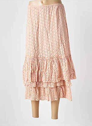 Fustă midi roz RHUM RAISIN femeie