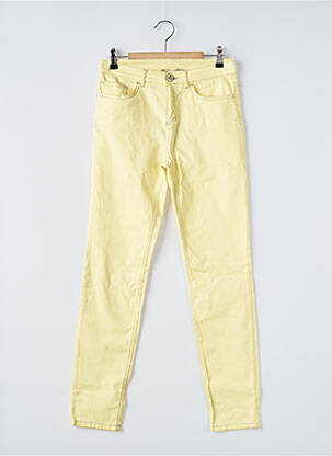 Blugi cu croială slim galben ELISA CAVALETTI femeie