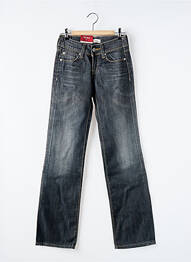 Blugi cu croială dreaptă elasticitate talie joasă negru LEVI'S femeie