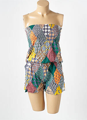 Salopetă scurtă verde D&X femeie