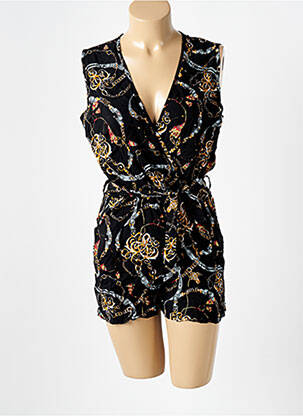 Salopetă scurtă negru ELENA Z femeie