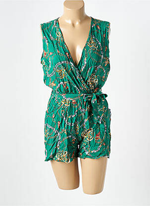 Salopetă scurtă verde ELENA Z femeie