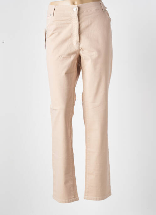 Pantalon slim bej CMK femeie