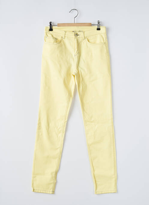 Blugi cu croială slim galben ELISA CAVALETTI femeie
