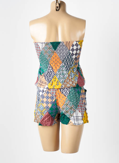 Salopetă scurtă verde D&X femeie