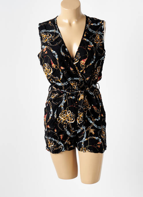 Salopetă scurtă negru ELENA Z femeie