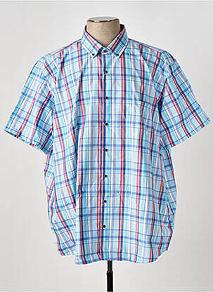 Cămașă cu mâneci scurte albastru LEVORATTO bărbat