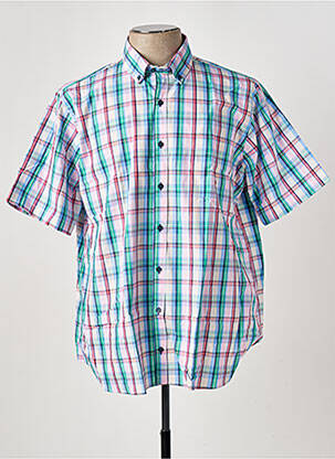 Cămașă cu mâneci scurte albastru LEVORATTO bărbat