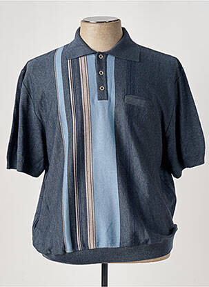 Polo albastru LOUIS VICTOR bărbat