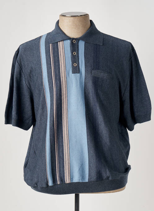 Polo albastru LOUIS VICTOR bărbat