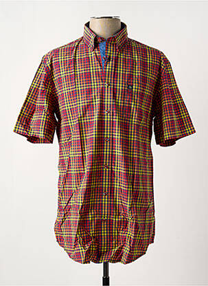 Cămașă cu mâneci scurte roșu J.T ASCOTT bărbat