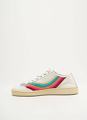 Adidași material neted toc plat până la 3 cm alb PAUL SMITH femeie
