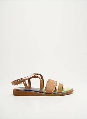 Sandale/pantofi decupați material neted toc plat până la 3 cm maro PAUL SMITH femeie