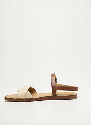Sandale/pantofi decupați material neted toc plat până la 3 cm maro PAUL SMITH femeie