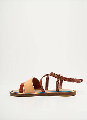 Sandale/pantofi decupați material neted toc plat până la 3 cm maro PAUL SMITH femeie