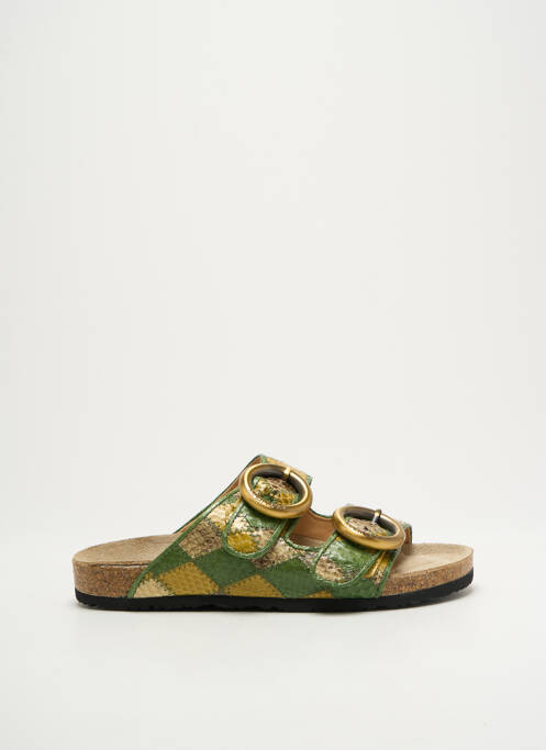 Mulete/Saboți verde MALIPARMI femeie