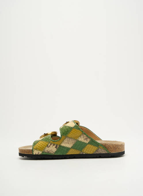 Mulete/Saboți verde MALIPARMI femeie