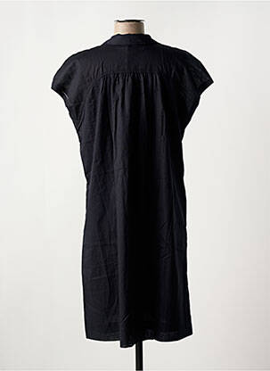 Rochie midi mâneci scurte mâneci scurte negru HANA SAN femeie