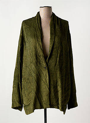 Jachete casual guler tip costum verde ATELIERS FRANÇAIS DE CONFECTION femeie