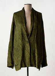 Jachete casual guler tip costum verde ATELIERS FRANÇAIS DE CONFECTION femme
