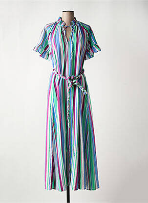 Rochie lungă albastru POM AMSTERDAM femeie