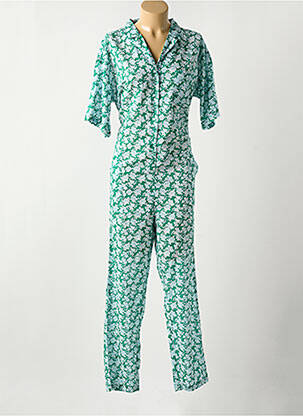 Salopetă-pantalon verde HOD femeie