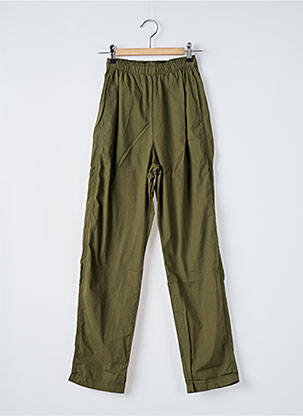 Pantalon drept verde ATELIERS FRANÇAIS DE CONFECTION femeie