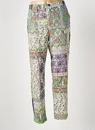 Pantalon slim talie elastică mărime normală violet HOD femeie
