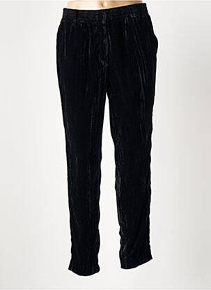 Pantalon slim talie elastică mărime normală negru HOD femeie