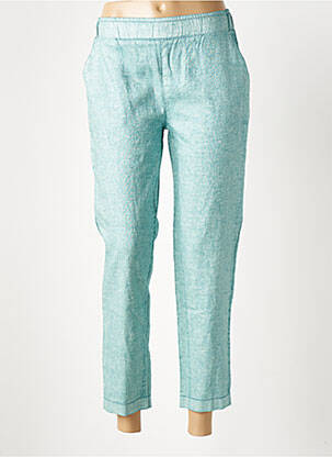 Pantalon 7/8 albastru ATELIERS FRANÇAIS DE CONFECTION femeie