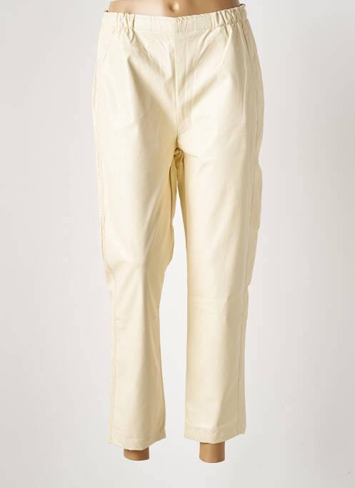 Pantalon 7/8 bej ATELIERS FRANÇAIS DE CONFECTION femeie