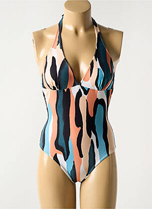 Costum de baie dintr-o singură piesă albastru BLUELOBSTER femeie