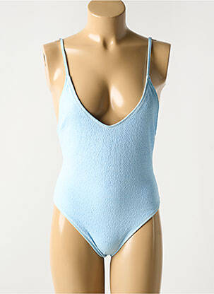 Costum de baie dintr-o singură piesă albastru LUNA femeie