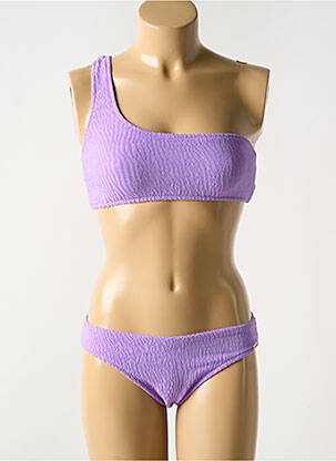 Costum de baie din două piese elasticitate sutiene violet WATERCULT femeie