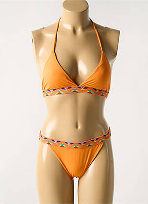Costum de baie din două piese portocaliu LUNA femeie