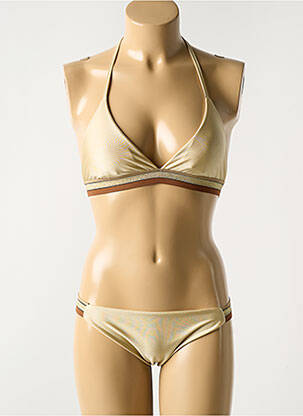 Costum de baie din două piese auriu LUNA femeie